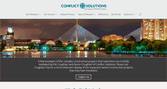 Desktop Screenshot of conflictsolutionsinc.com